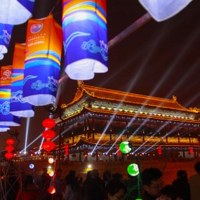 城墙灯展