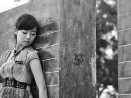 宁静的美，新人黑白人像一组