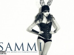 性感单色兔子女