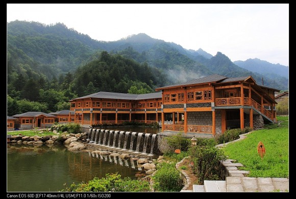 秦岭深处上坝河