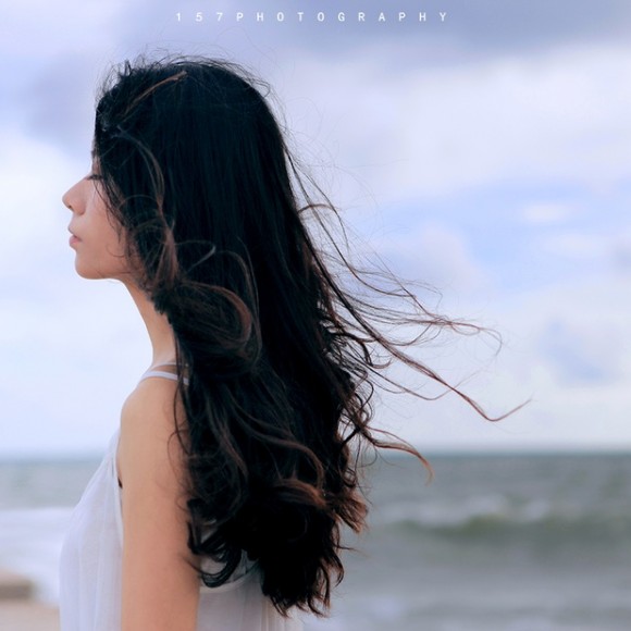 妹子与海
