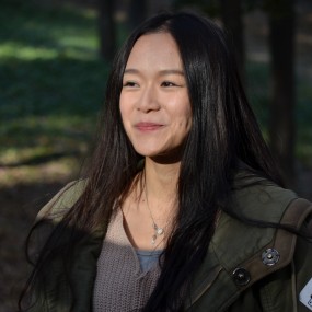 兴庆公园 树林中的美女（26）