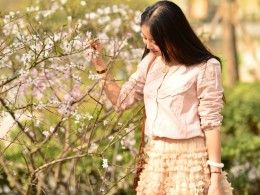 永阳公园的调皮小妹