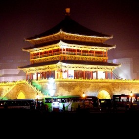 西安钟楼夜景