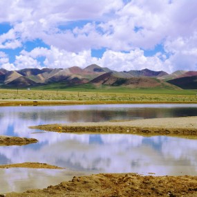 白鹿原上的秋景