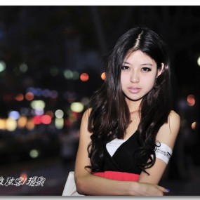 夜拍人像