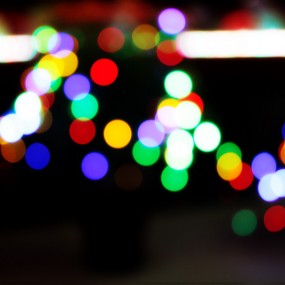 黑夜下的光芒。