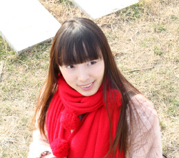 冬日浐灞一组跳动的红