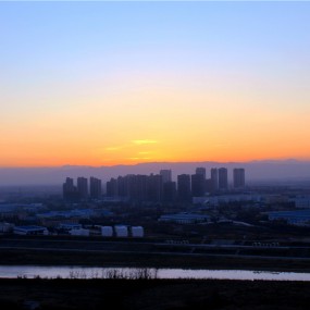 泾河晨曦