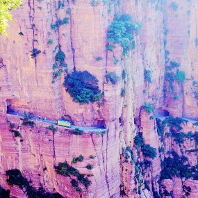 太行山上的郭亮村——绝壁长廊