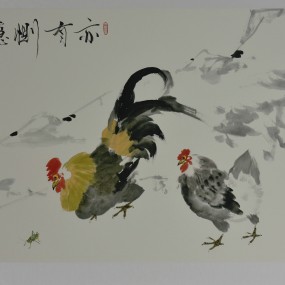 专业画匠  业余主持----观朱军画展有感