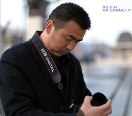 天气不错，下午去大唐不夜城，试试镜头