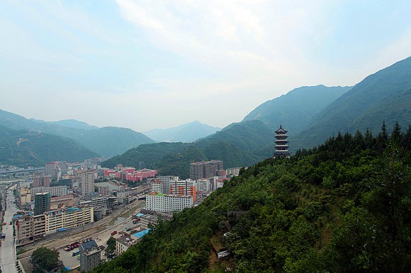 陕南镇安一景