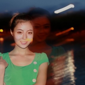 7-21南湖夜景人像